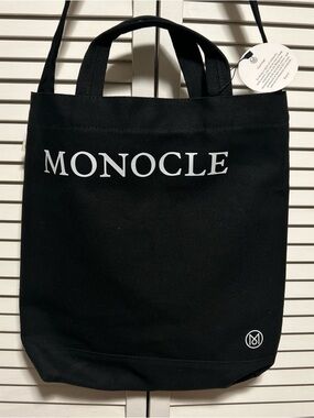 Black Canvas Tote Bag
